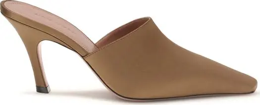 Brown Silk Sandals