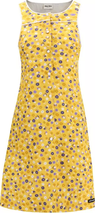 Bicolor Cotton Casual Dress