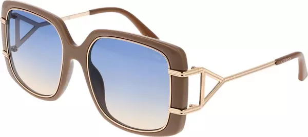 Brown Metal & Plastic Sunglasses