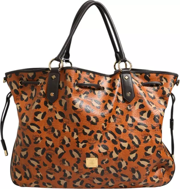 Visetos Leopard Aren Medium Shopper Tote