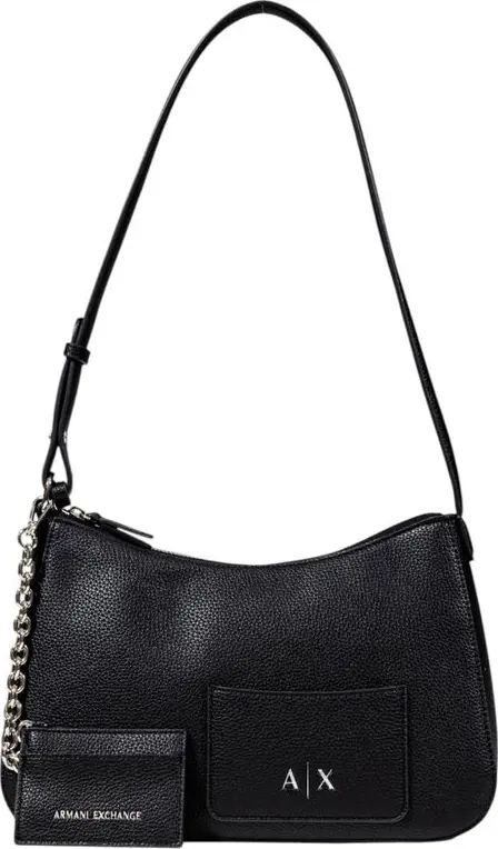 Black Polyester Handbag