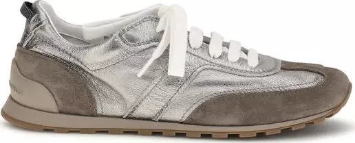 Multicolor Calf Leather Bos Taurus Athletic Sneakers