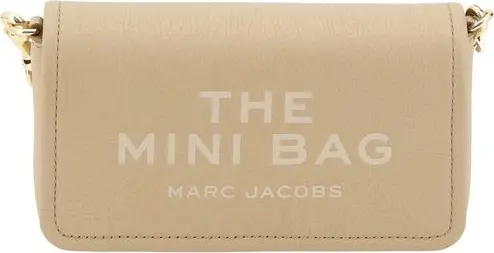 Beige Calf Leather Bos Taurus Shoulder Bag