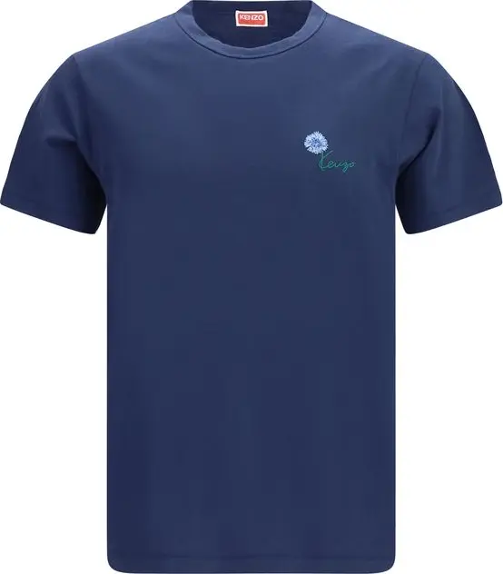 Blue Cotton T-Shirt