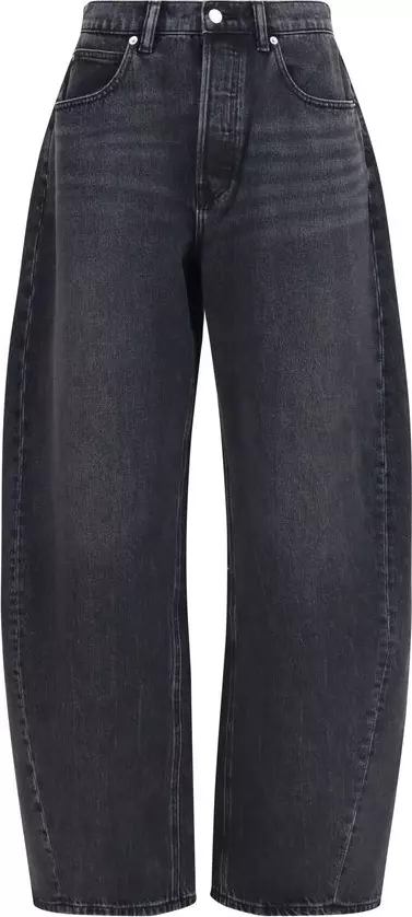 Black Cotton Jeans Denim