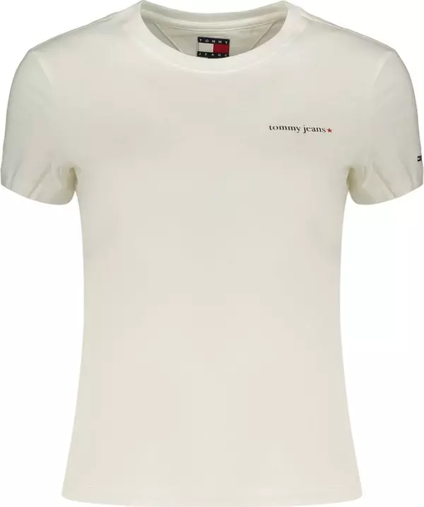 White Cotton Women's T-Shirt