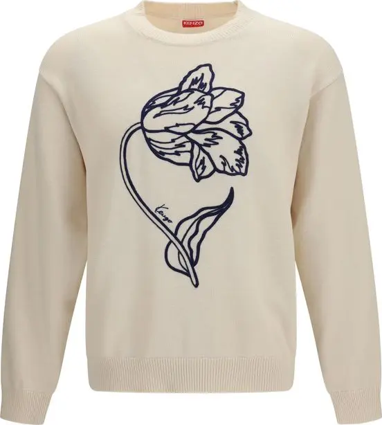 Beige Cotton Sweatshirt