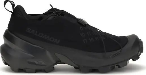 Black Nylon Athletic Sneakers