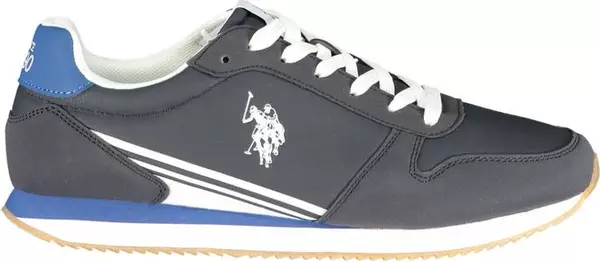 Blue Polyurethane Men's Sneaker