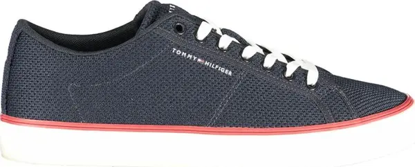 Blue Polyester Men's Sneaker
