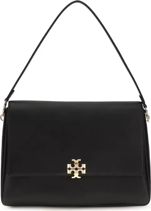 Black Calf Leather Bos Taurus Shoulder Bag