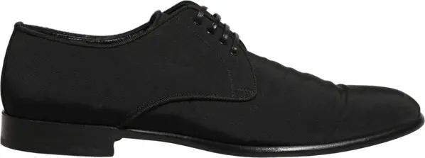 Black Suede Lace Up Derby Dress Formal Shoes