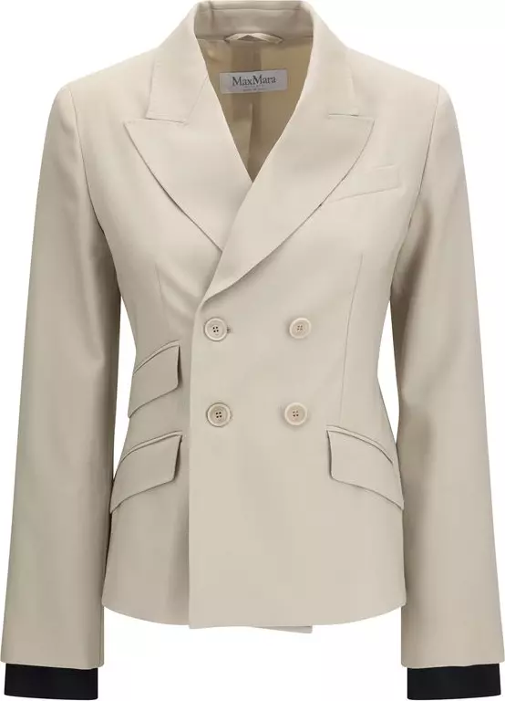 Beige Wool Oves Aries Blazer