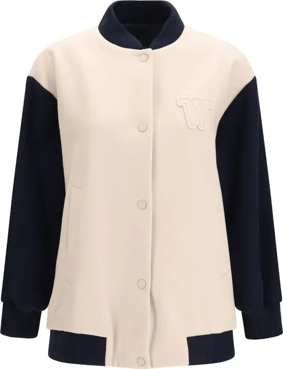 Blue Wool Oves Aries Bomber