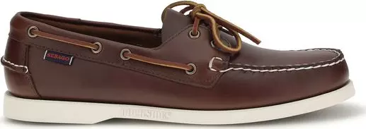 Brown Calf Leather Bos Taurus Slip-On Loafers