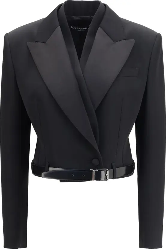 Black Wool Oves Aries Jacket