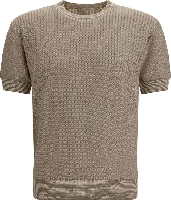 Beige Cotton Sweatshirt