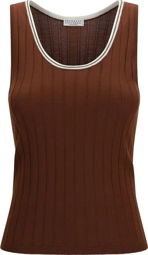 Bordeaux Wool Oves Aries Sleeveles T-Shirt