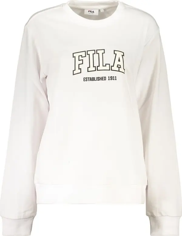White Cotton Women's Sweatshirt