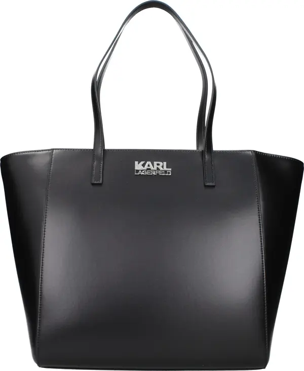Black Polyethylene Shoulder Bag