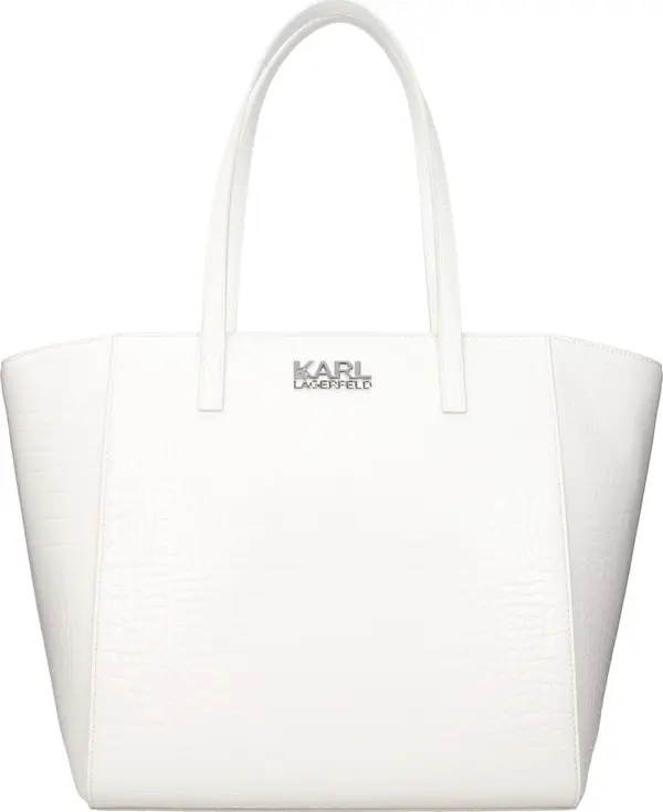 White Polyethylene Shoulder Bag