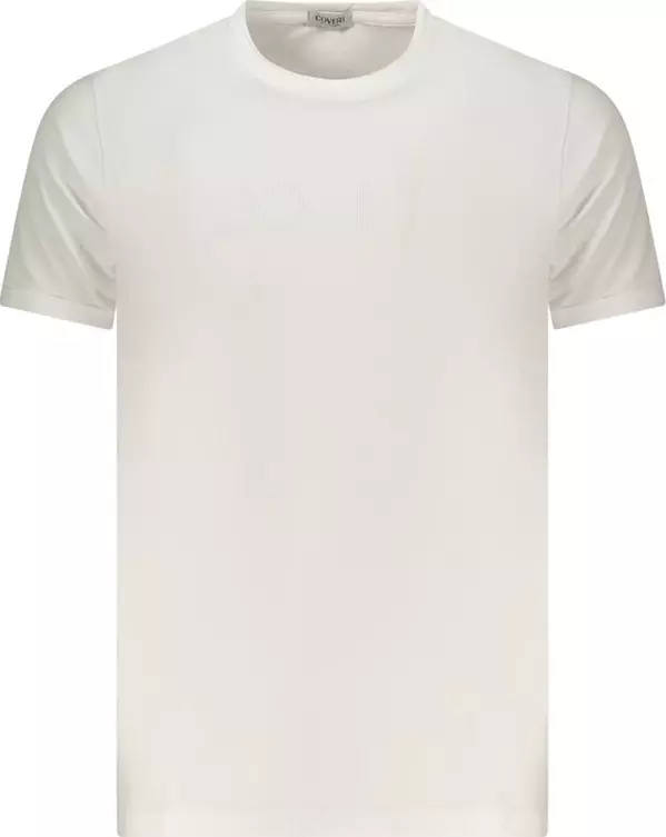 White Cotton Men's T-Shirt