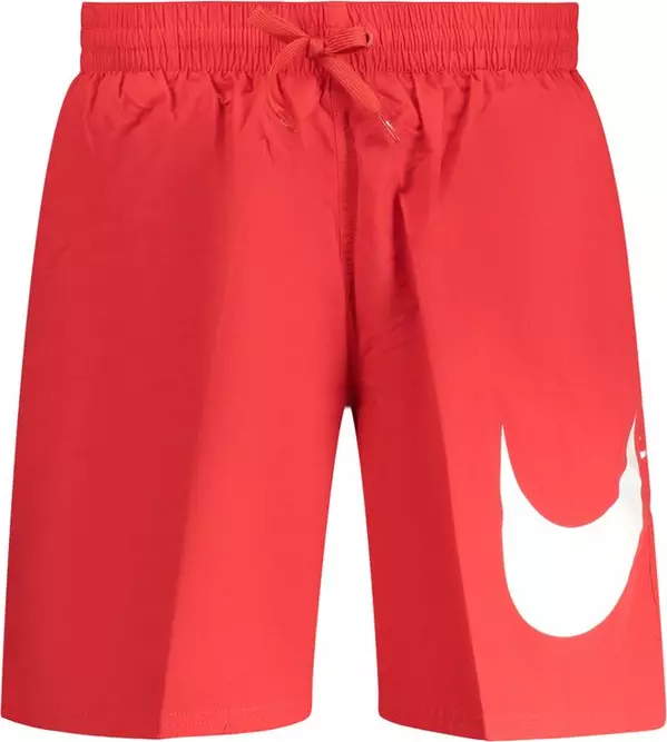Rosso Poliestere Uomo Swim Boxer