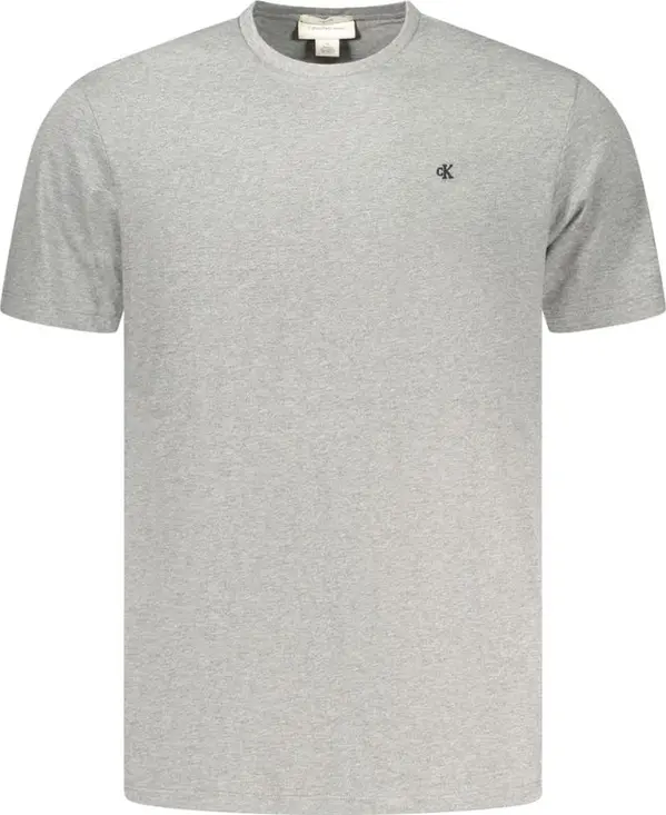 Gray Cotton Men's T-Shirt