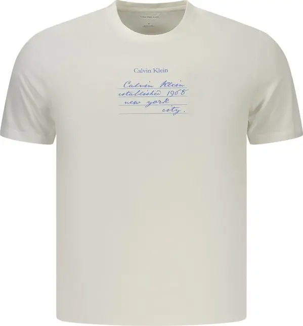 White Cotton Men's T-Shirt