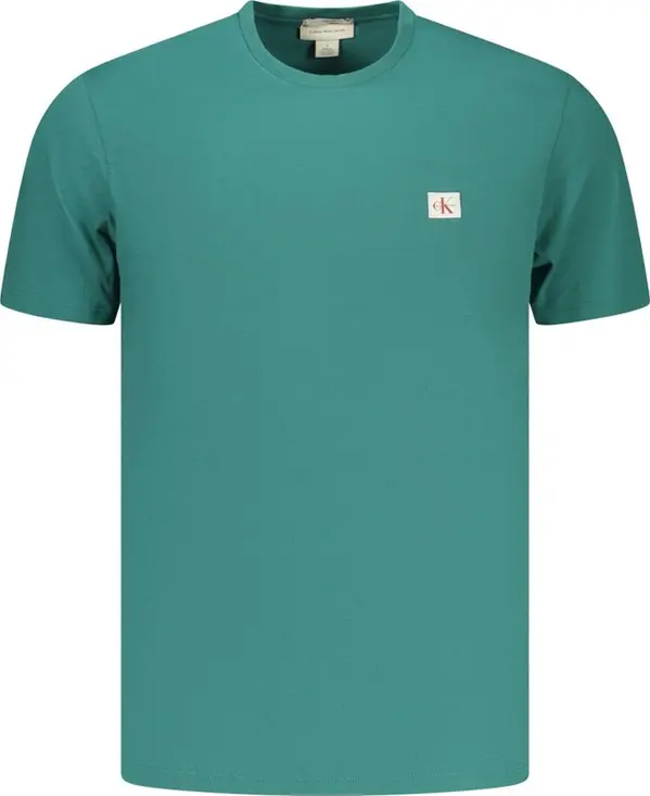 Green Cotton Men's T-Shirt