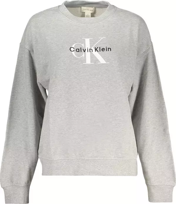 Gray Cotton Women's Sweatshirt