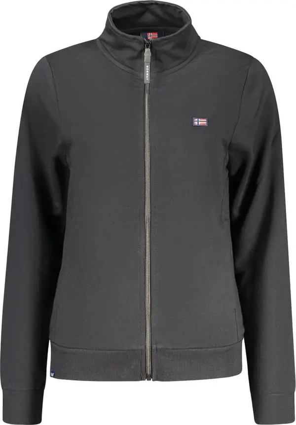 Black Cotton Women's Sweatshirt