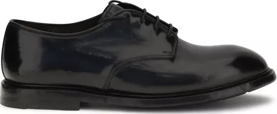 Black Calf Leather Bos Taurus Oxfords And Derbies