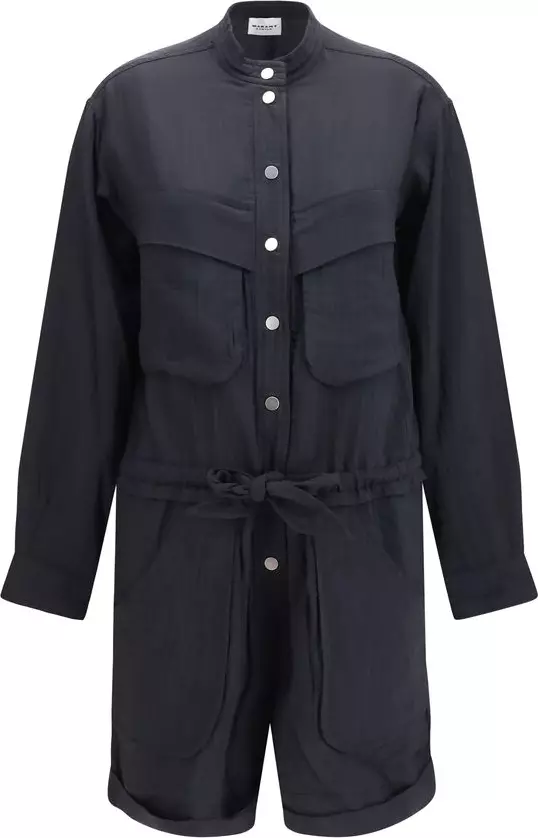 Black Viscose Jumpsuit