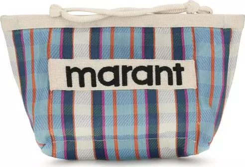 Multicolor Nylon Clutch Bag
