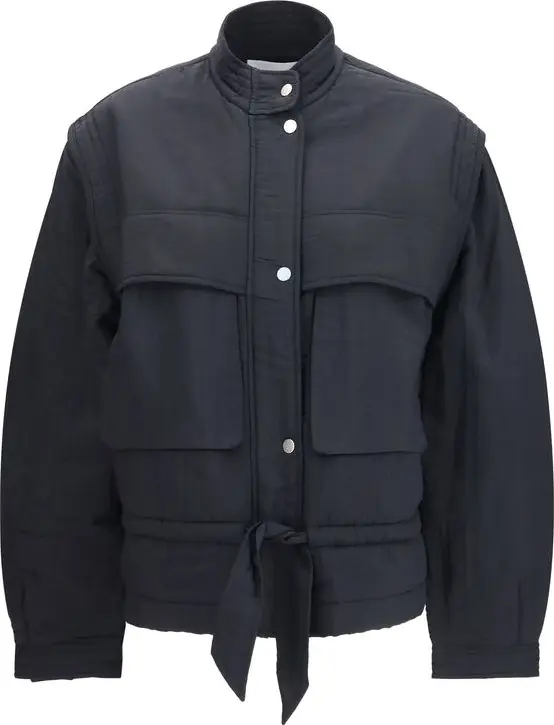 Black Modal Full-Length Jacket