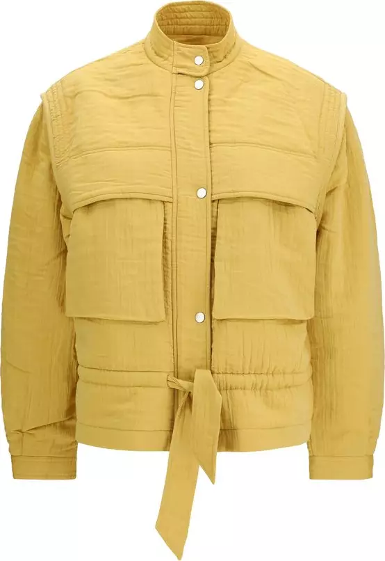 Bicolor Modal Full-Length Jacket