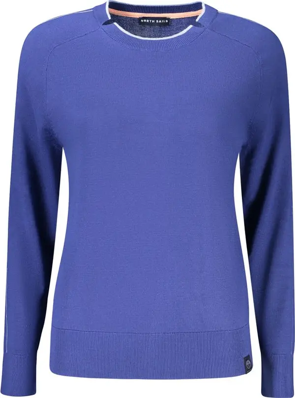 Blue Viscose Women's Sweater