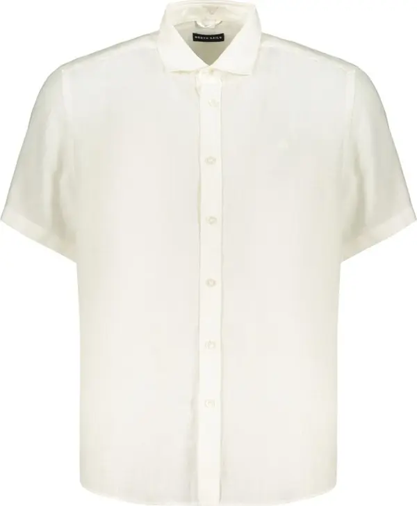 White Linen Men's Shirt