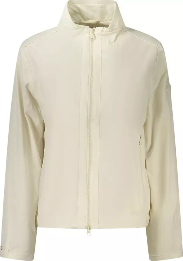 White Nylon Women's Jacket