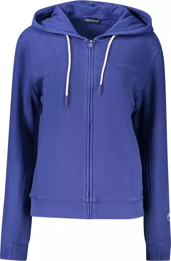 Blue Cotton Women's Hoodie