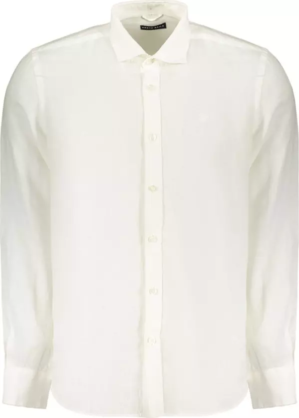 White Linen Men's Shirt