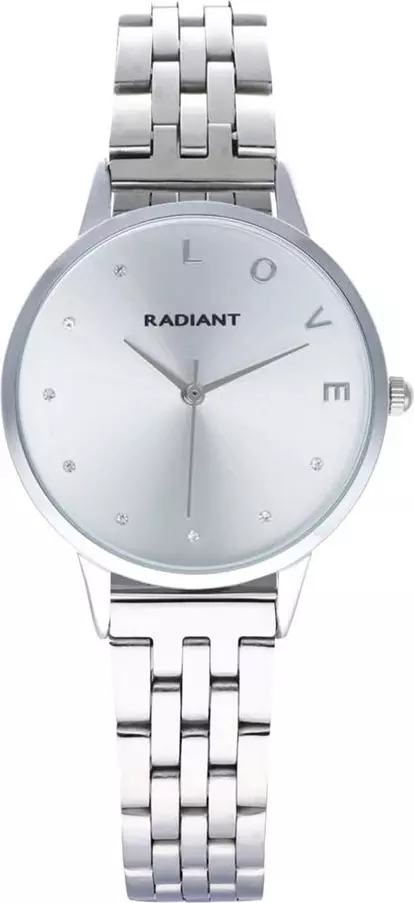 Gray Stainless Steel Dress Watch