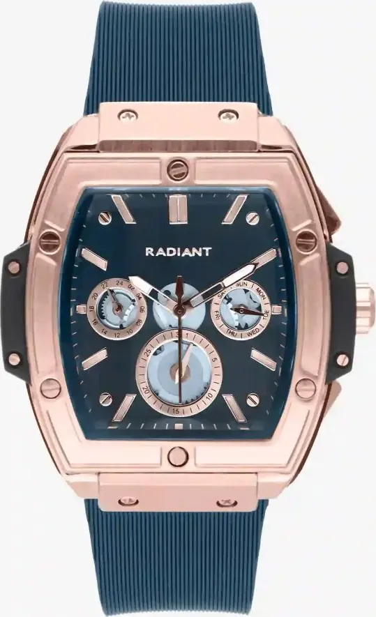 Blue Synthetic Dress Watch