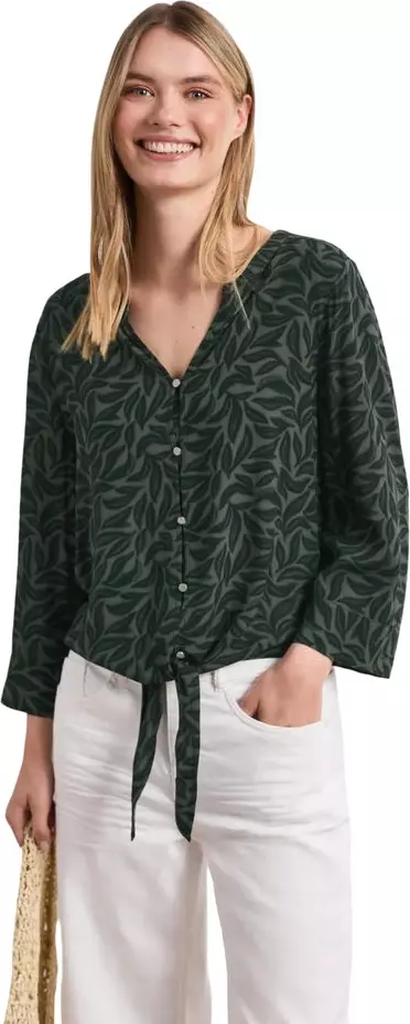 Bicolor Viscose Blouse
