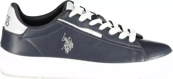 Blue Polyurethane Women's Sneaker