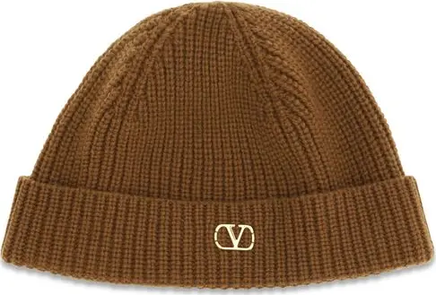 Brown Cashmere Beanie