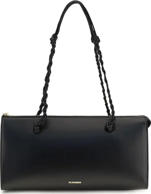 Black Calf Leather Bos Taurus Shoulder Bag