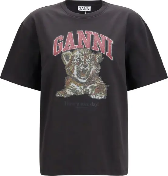 Black Cotton T-Shirt