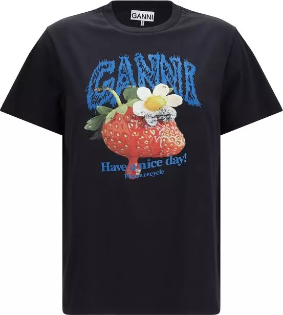 Black Cotton T-Shirt